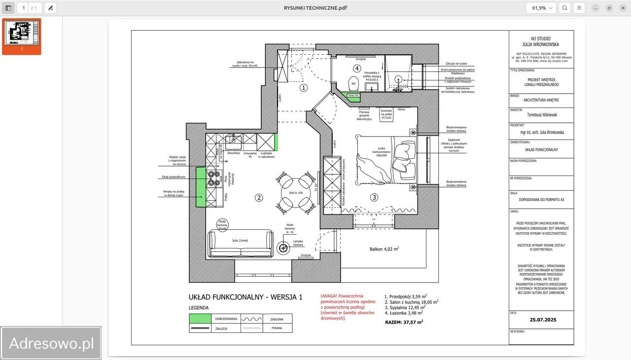 Mieszkanie 2-pokojowe Otwock, ul. Szwoleżerów. Zdjęcie 9
