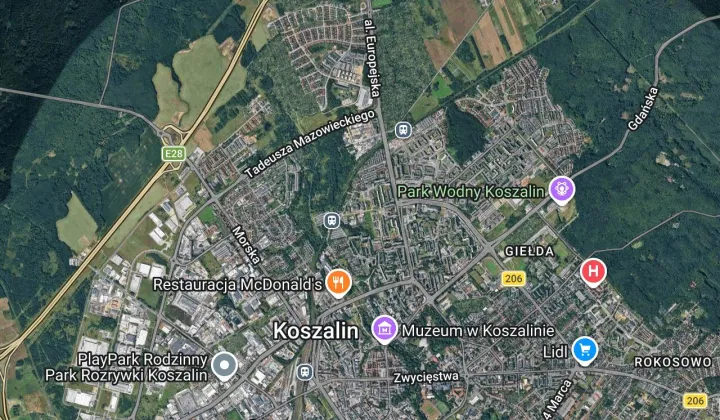 Działka budowlana Koszalin Północ, ul. Eugeniusza Kwiatkowskiego