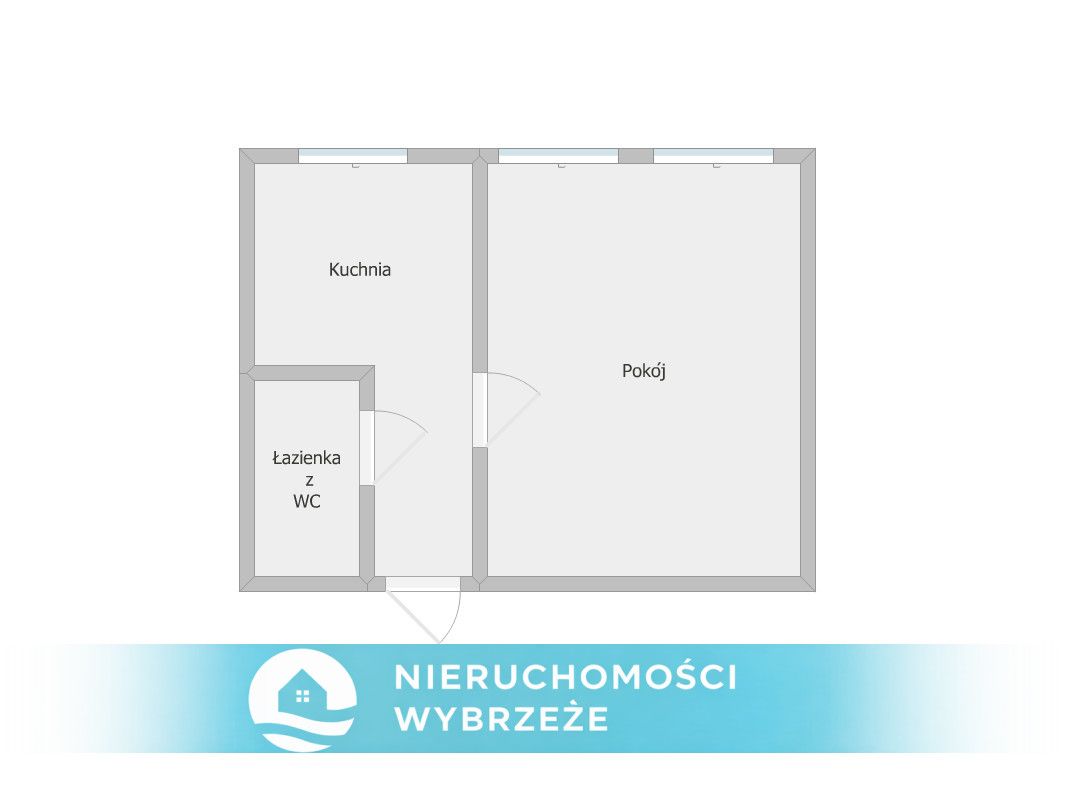 Mieszkanie 1-pokojowe Gdańsk Wrzeszcz, ul. Bolesława Chrobrego. Zdjęcie 7
