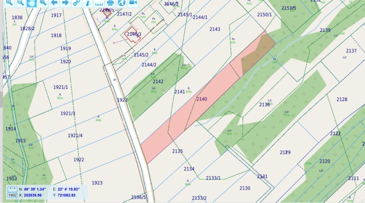 Działka budowlana Grabownica Starzeńska Folwark