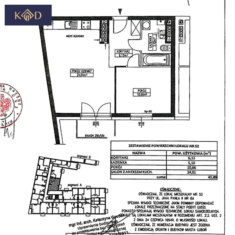 Mieszkanie 2-pokojowe Luboń, al. Aleja Jana Pawła II. Zdjęcie 1