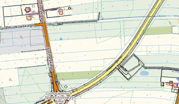 Działka inwestycyjna Radomsko, ul. Sucharskiego