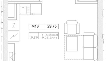 Mieszkanie 1-pokojowe Kraków Prądnik Biały, ul. Stefana Banacha