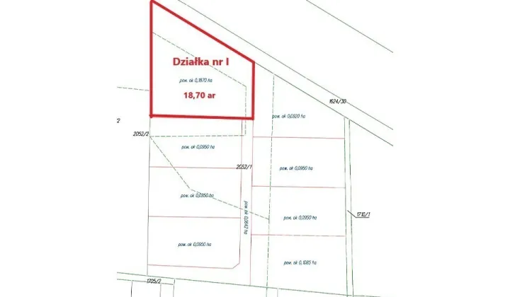 Działka budowlana Lutoryż