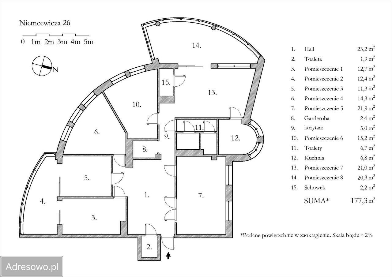 Mieszkanie 6-pokojowe Warszawa Ochota, ul. Juliana Ursyna Niemcewicza. Zdjęcie 11