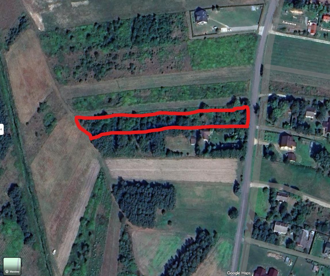 Działka budowlana Nowe Żukowice Gołębin. Zdjęcie 3