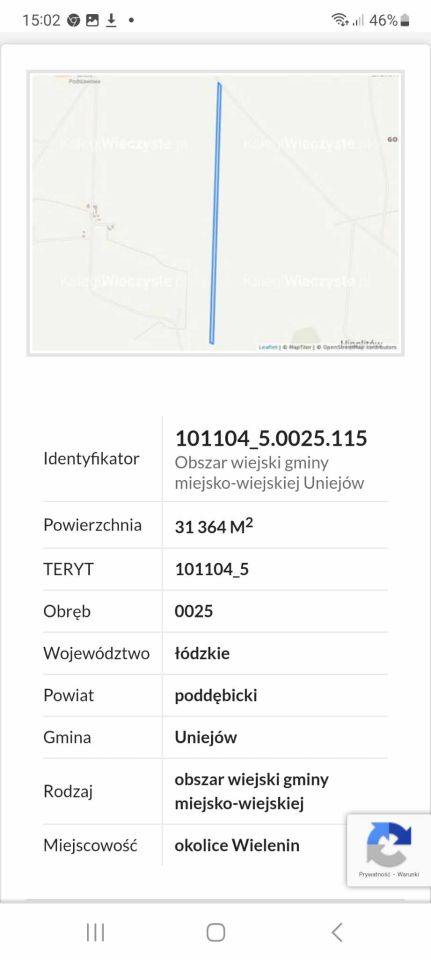 Działka rolno-budowlana Wielenin. Zdjęcie 3