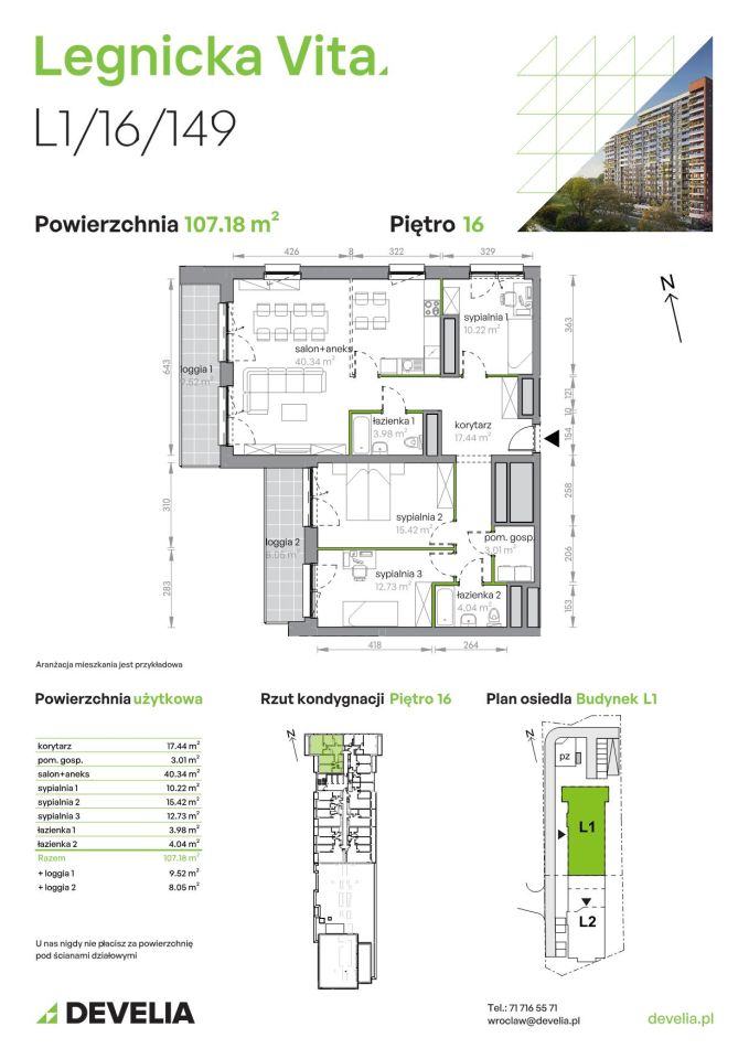 Mieszkanie 4-pokojowe Wrocław Popowice, ul. Legnicka. Zdjęcie 8