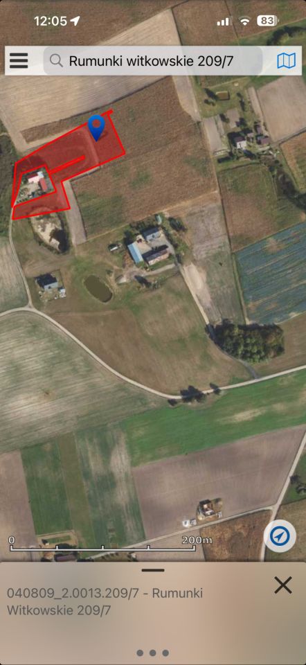 Działka budowlana Rumunki Witkowskie. Zdjęcie 9