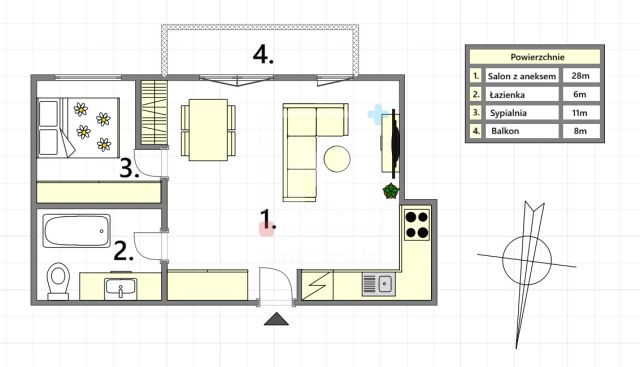 Mieszkanie 2-pokojowe Warszawa Wola, ul. Marcina Kasprzaka. Zdjęcie 11