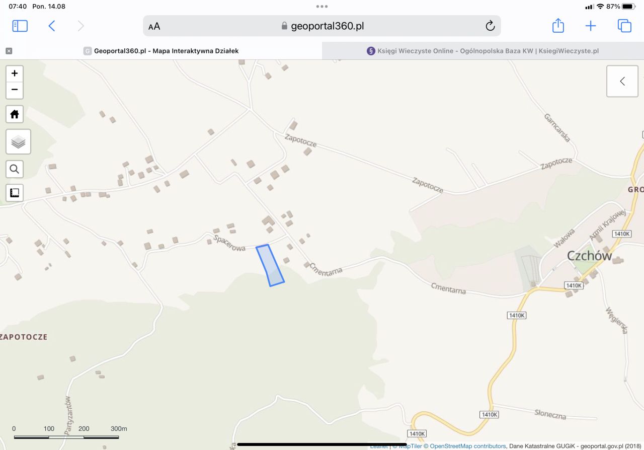 Działka rolno-budowlana Czchów Zapotocze, ul. Spacerowa. Zdjęcie 5
