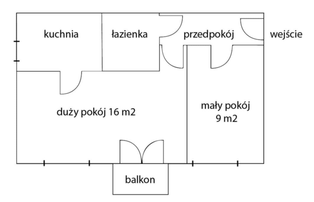 Mieszkanie 2-pokojowe Ozorków, ul. Nowy Rynek