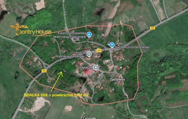 Działka siedliskowa Zastawno. Zdjęcie 2