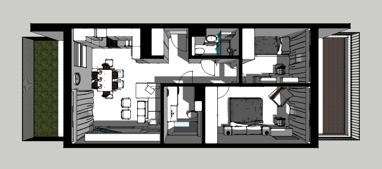 Mieszkanie 3-pokojowe Kraków Prądnik Czerwony, ul. Dobrego Pasterza. Zdjęcie 15