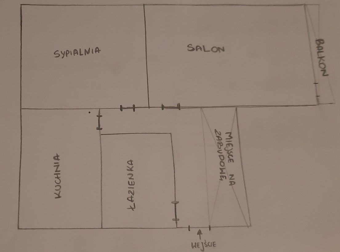 Mieszkanie 2-pokojowe Łódź Teofilów, ul. Łanowa. Zdjęcie 2