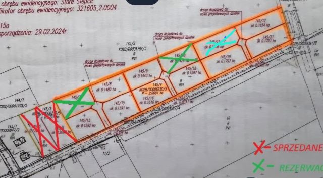 Działka budowlana Nowe Ślepce. Zdjęcie 1