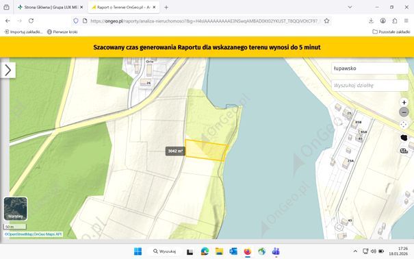 Działka rekreacyjna Jasień. Zdjęcie 5