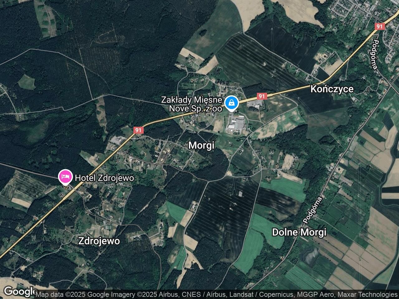 Działka rolna Morgi Dolne Morgi