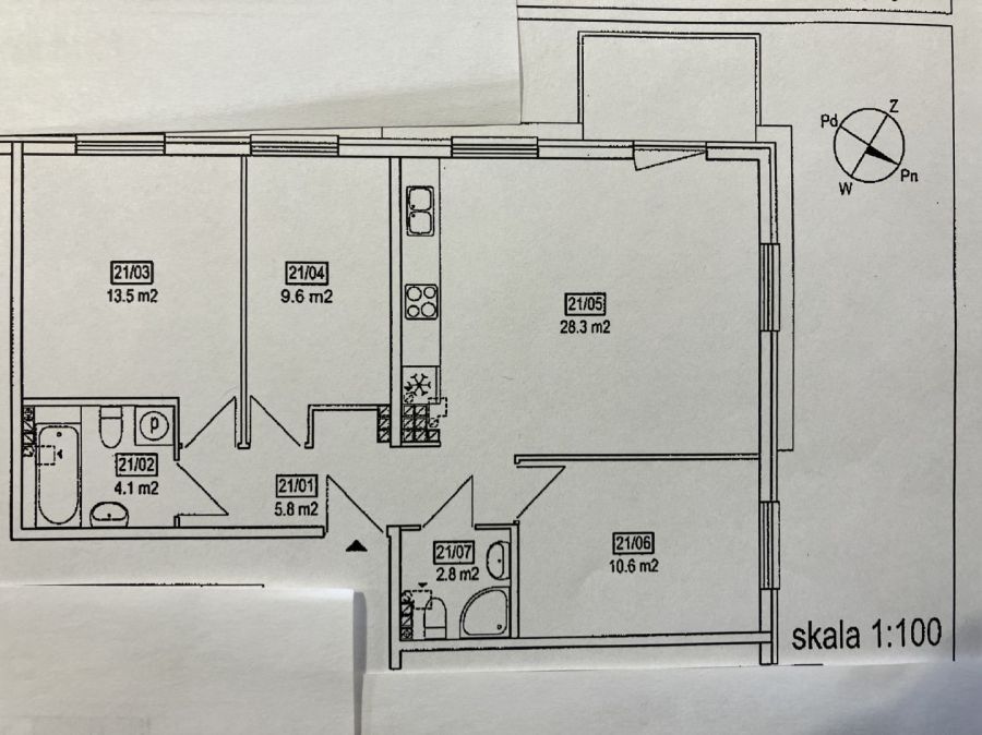 Mieszkanie 4-pokojowe Gdańsk Chełm, ul. Anny Jagiellonki. Zdjęcie 13