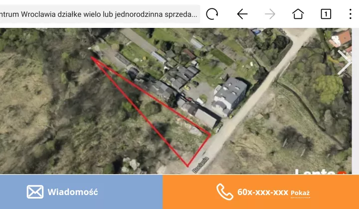 Działka budowlana Wrocław Kowale, ul. Kwidzyńska