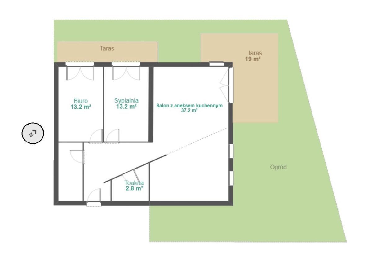 Mieszkanie 3-pokojowe Jastrzębia Góra, ul. Klifowa. Zdjęcie 17