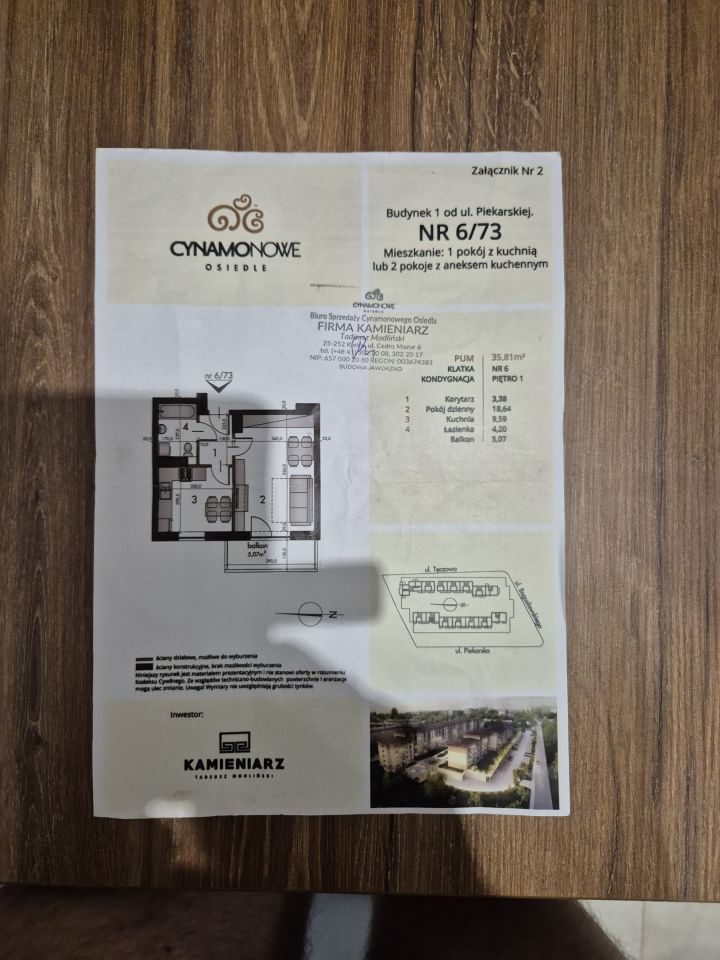 Mieszkanie 1-pokojowe Jaworzno Pechnik, ul. Piekarska. Zdjęcie 7