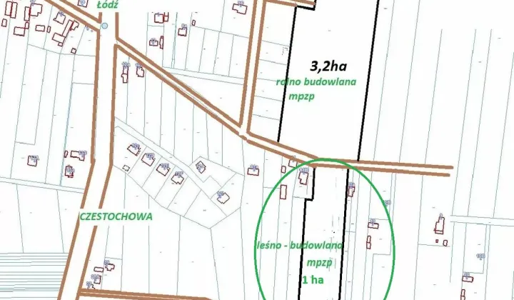 Działka budowlana Wypychów
