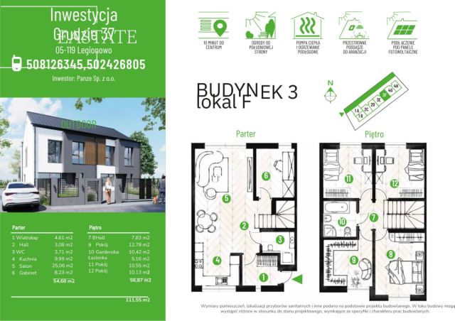 dom szeregowy, 5 pokoi Legionowo Bukowiec, ul. Grudzie. Zdjęcie 12