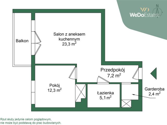 Mieszkanie 2-pokojowe Warszawa Mokotów, ul. Bartycka. Zdjęcie 22