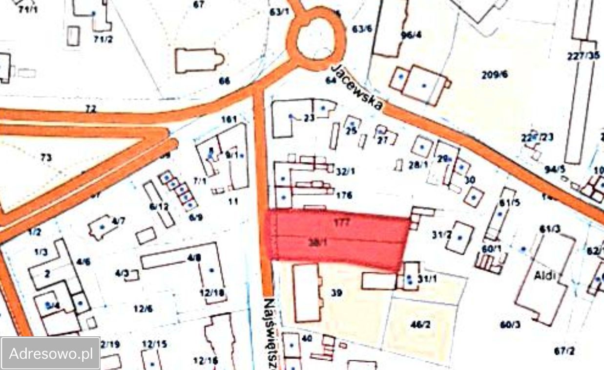 Działka budowlana Inowrocław Centrum, ul. Najświętszej Marii Panny. Zdjęcie 3