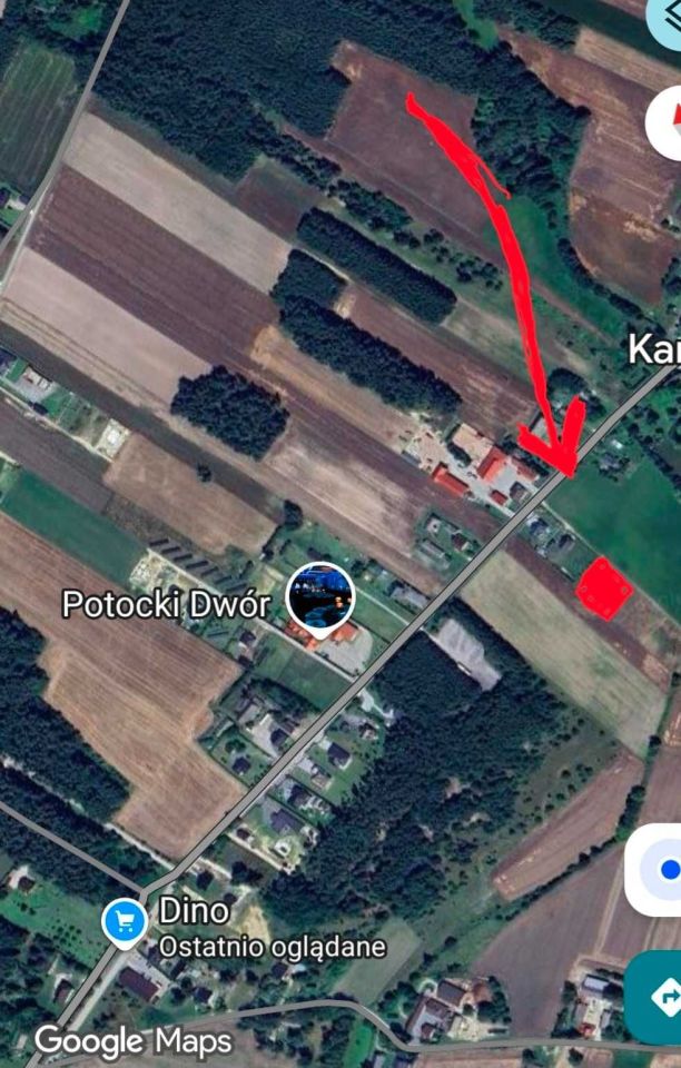 Działka budowlana Potok Wielki. Zdjęcie 4