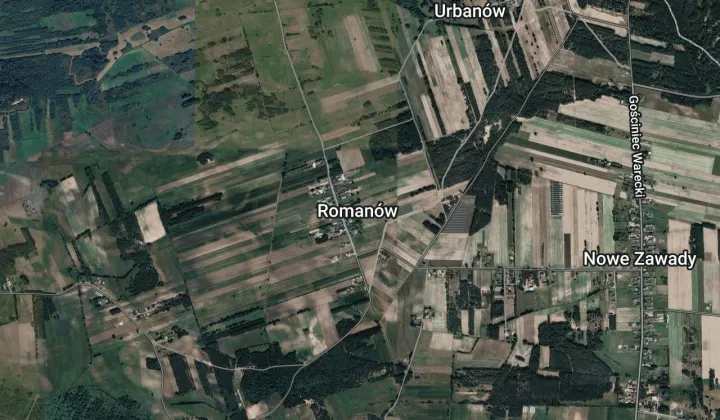 Działka budowlana Romanów