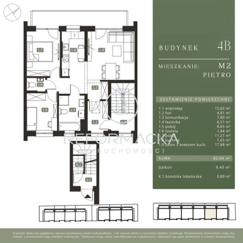 Mieszkanie 3-pokojowe Głogów Małopolski. Zdjęcie 2
