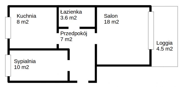 Mieszkanie 2-pokojowe Kutno, ul. Norberta Barlickiego. Zdjęcie 1