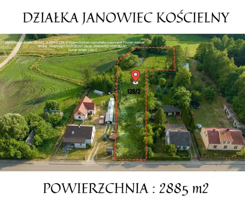 Działka budowlana Janowiec Kościelny. Zdjęcie 1