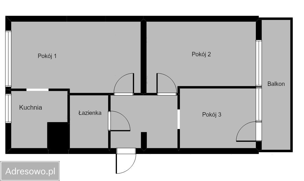 Mieszkanie 3-pokojowe Tychy, ul. Henryka Dąbrowskiego. Zdjęcie 8