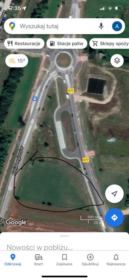 Działka inwestycyjna Łomża, al. Legionów. Zdjęcie 1
