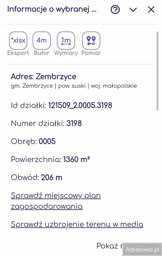 Działka rolna Zembrzyce. Zdjęcie 4