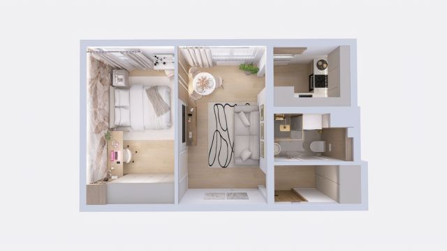 Mieszkanie 2-pokojowe Lublin, ul. Wyścigowa. Zdjęcie 10