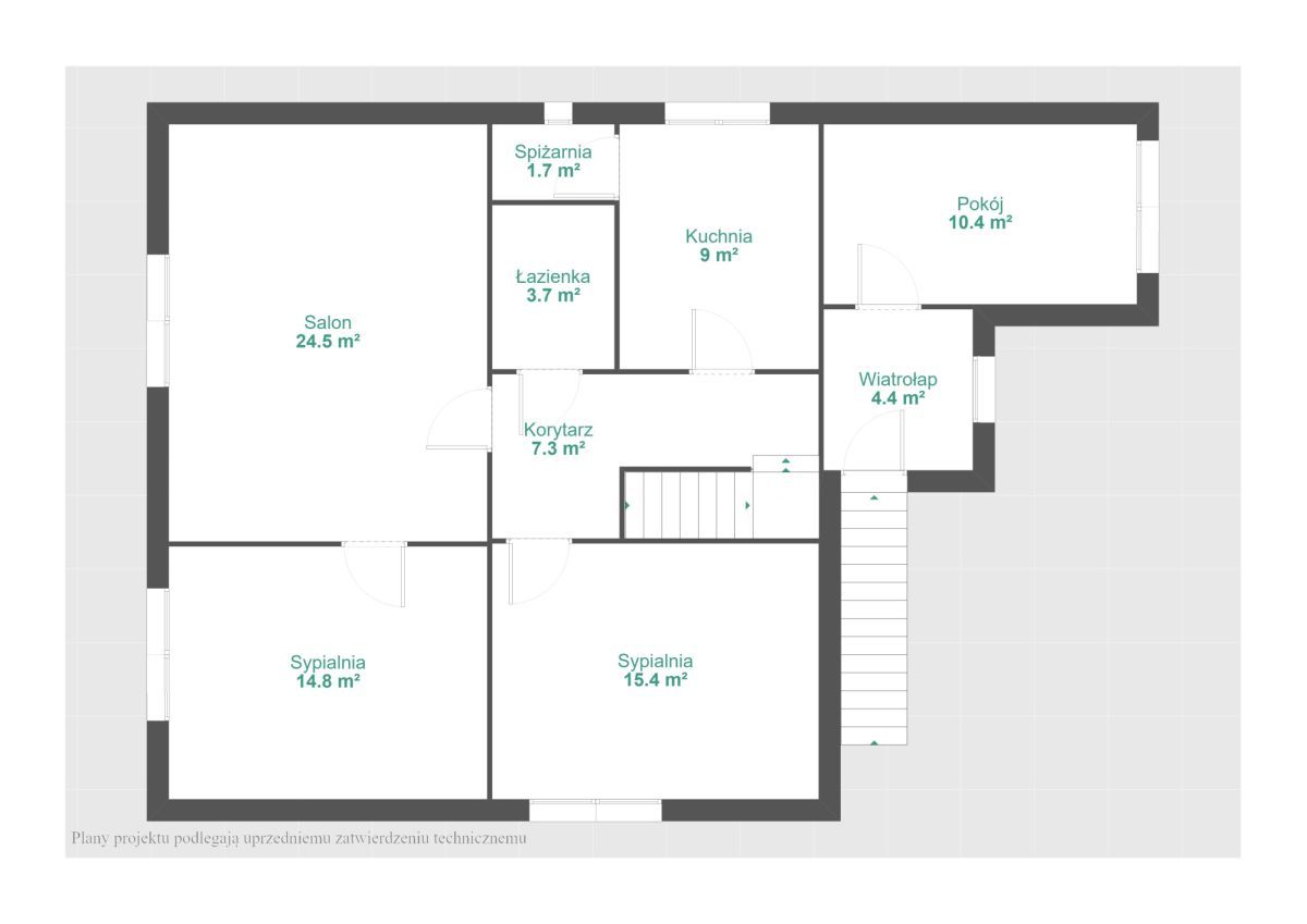 dom wolnostojący, 4 pokoje Plewiska, ul. Skryta. Zdjęcie 26