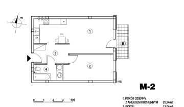 Mieszkanie 2-pokojowe Zamienie, ul. Waniliowa
