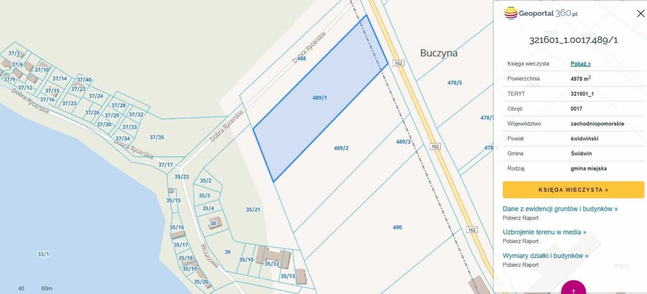 Działka budowlana Buczyna. Zdjęcie 3