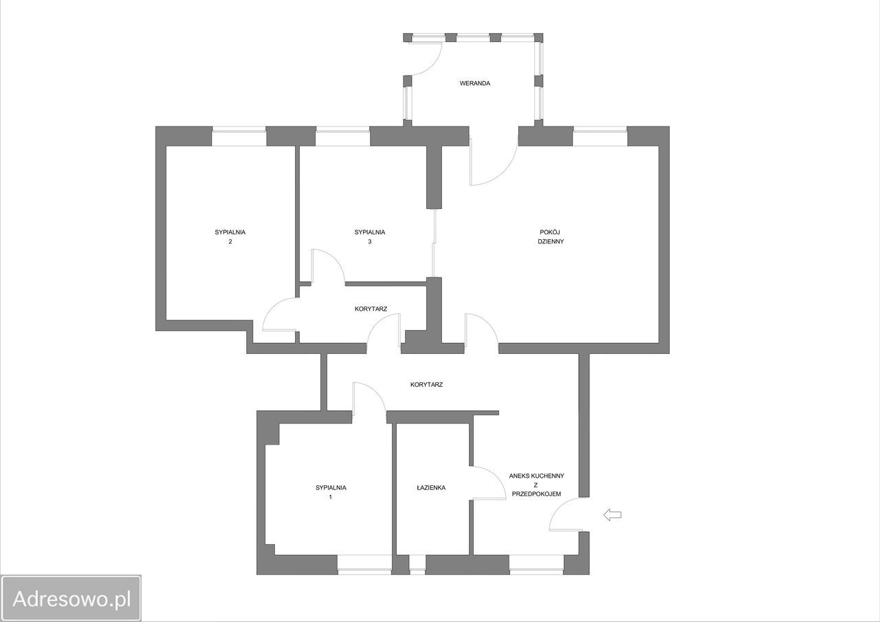 Mieszkanie 4-pokojowe Gdańsk Strzyża, al. Wojska Polskiego. Zdjęcie 18