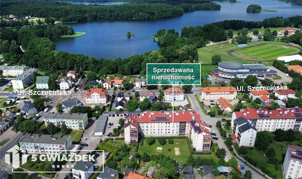 Szczecinek, rondo Marszałka Józefa Piłsudskiego Mieszkanie - 3 pokoje - 63 m² - 2 piętro