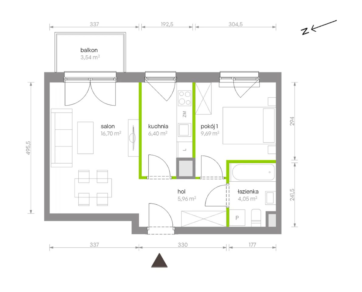 Mieszkanie 2-pokojowe Warszawa Chrzanów, ul. Szeligowska. Zdjęcie 8