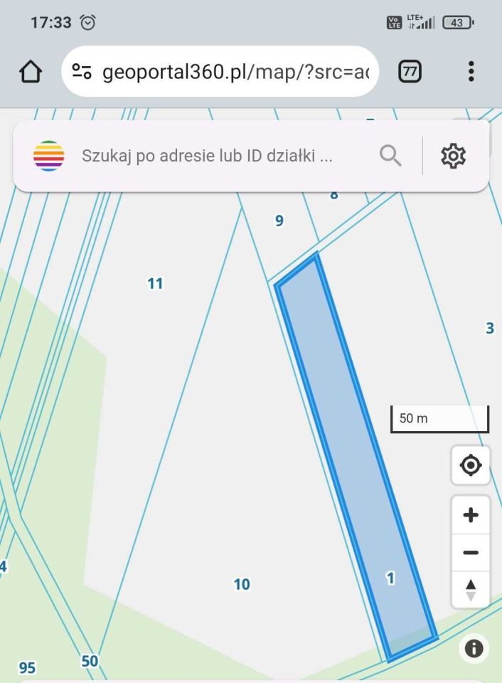 Działka rolna Przesmyki