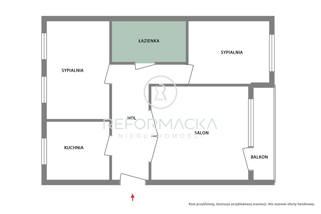 Mieszkanie 3-pokojowe Rzeszów, ul. Sportowa. Zdjęcie 18