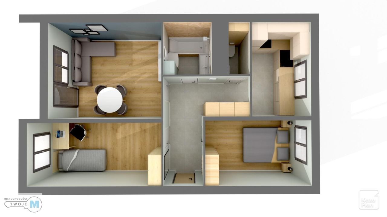 Mieszkanie 3-pokojowe Kielce Uroczysko, ul. Warszawska. Zdjęcie 18