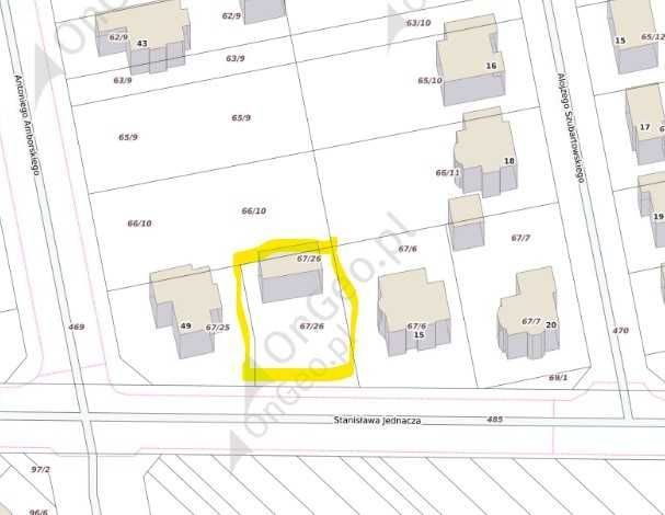 Działka budowlana Puławy Kolejowa, ul. Stanisława Jednacza. Zdjęcie 1