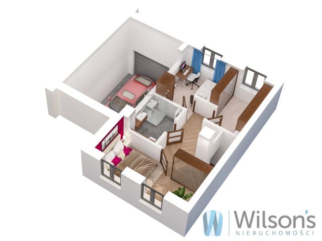 dom szeregowy, 4 pokoje Gdańsk Jasień, ul. Jabłoniowa. Zdjęcie 3